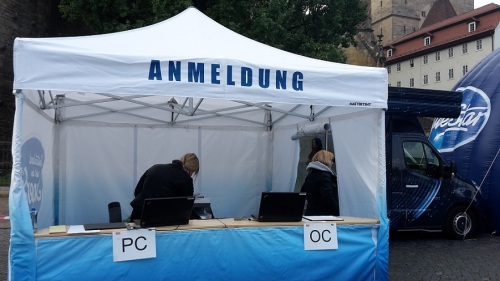 2015.09.11 D S D S - Casting in Erfurt 7 Meine AnFrage