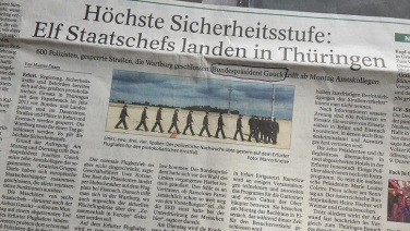 Heimsuchung Thüringens durch Gauck