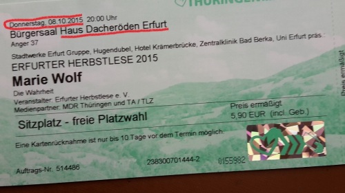 2015 EF BuchLese 01 Wahrheit _ M. Wolf