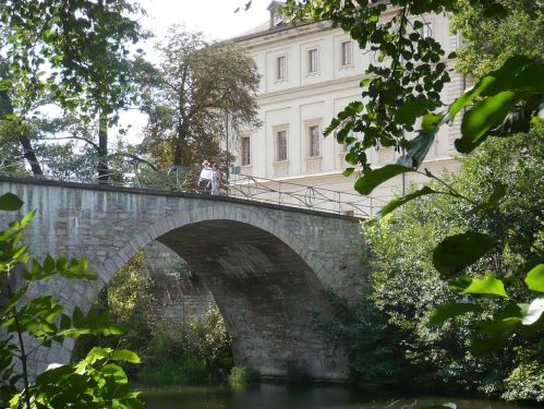 Weimar IlmPark Br?cke z. Schloss Nord