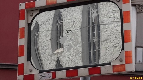 Marktstra?e Allerheiligenkirche im Spiegel