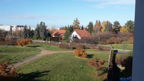 Haarbergstraße Kathol. Krankenhaus _ Ausblick Westseite