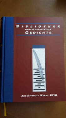 Bibliothek dtschspr. Gedichte 2015_ 11 Bd. XVIII _Das Buch