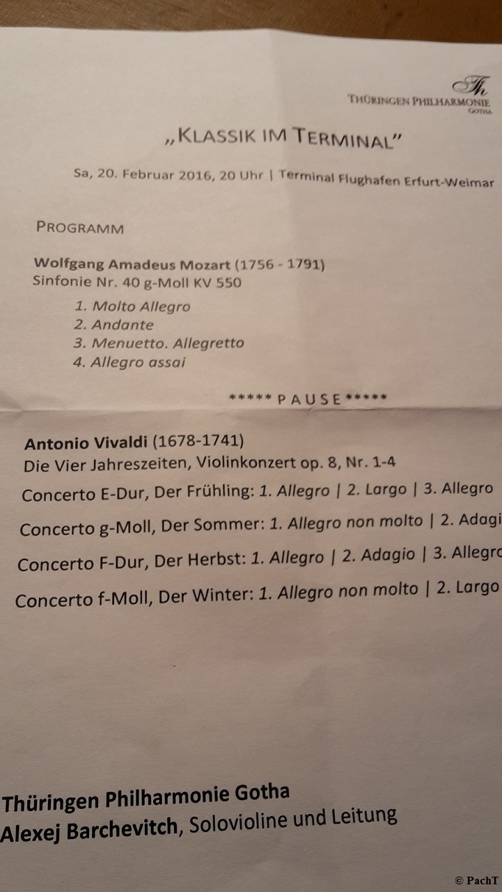 2016.02.20 Konzert FlughafenTerminal 04 Programm