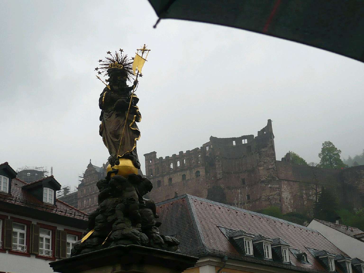 HEIDELBERG 7 Blick zur Schloßruine