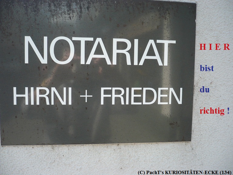 KURIOS 134 Da i s t man richtig