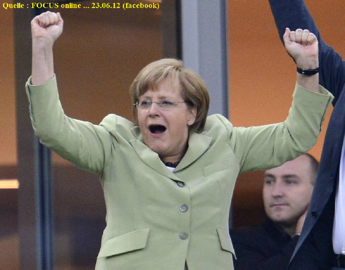 AMerkel Fussball-EM 2012 Danzig