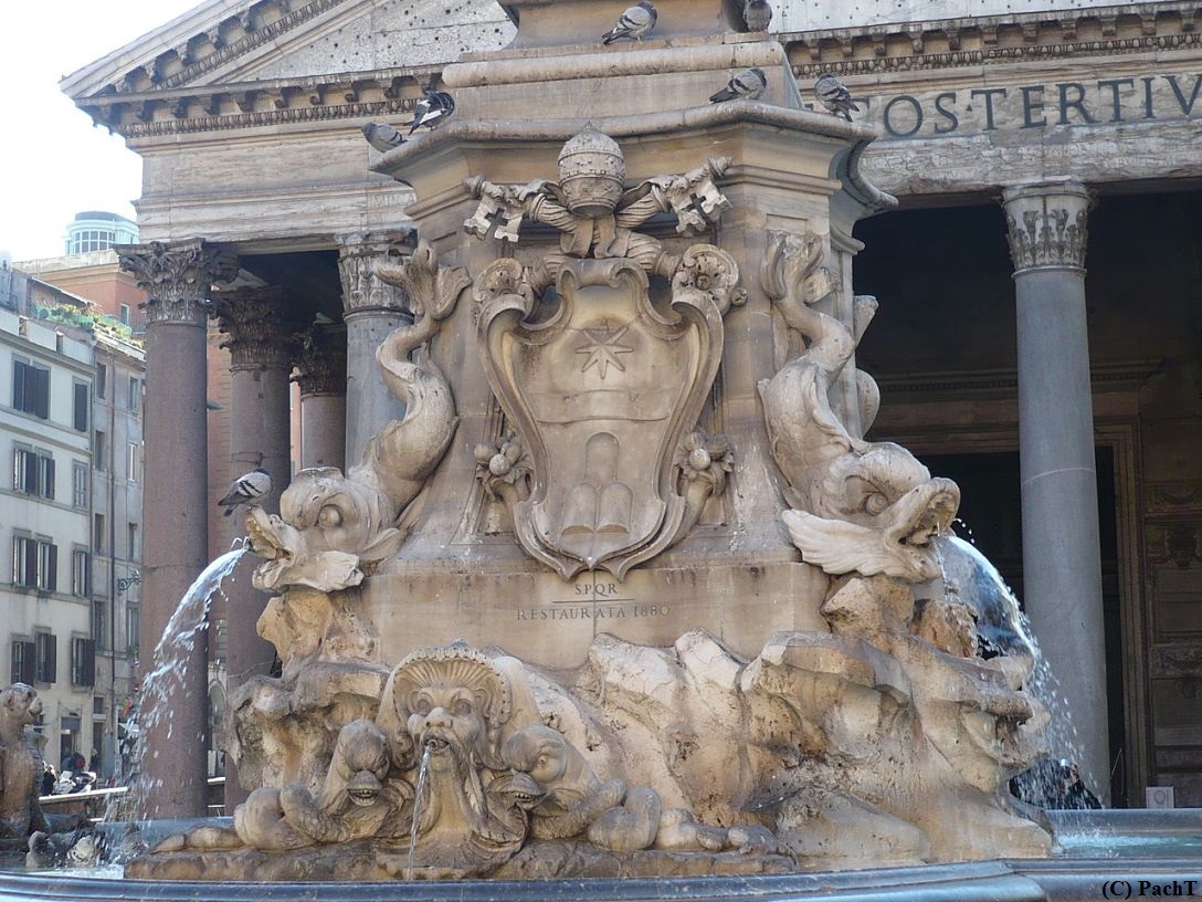 122 ROM Brunnen vorm Pantheon