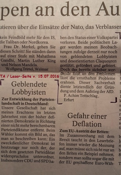 TA-Artikel zu Mitgliederschwund _02_2016.07.12 Blog 15.07.16