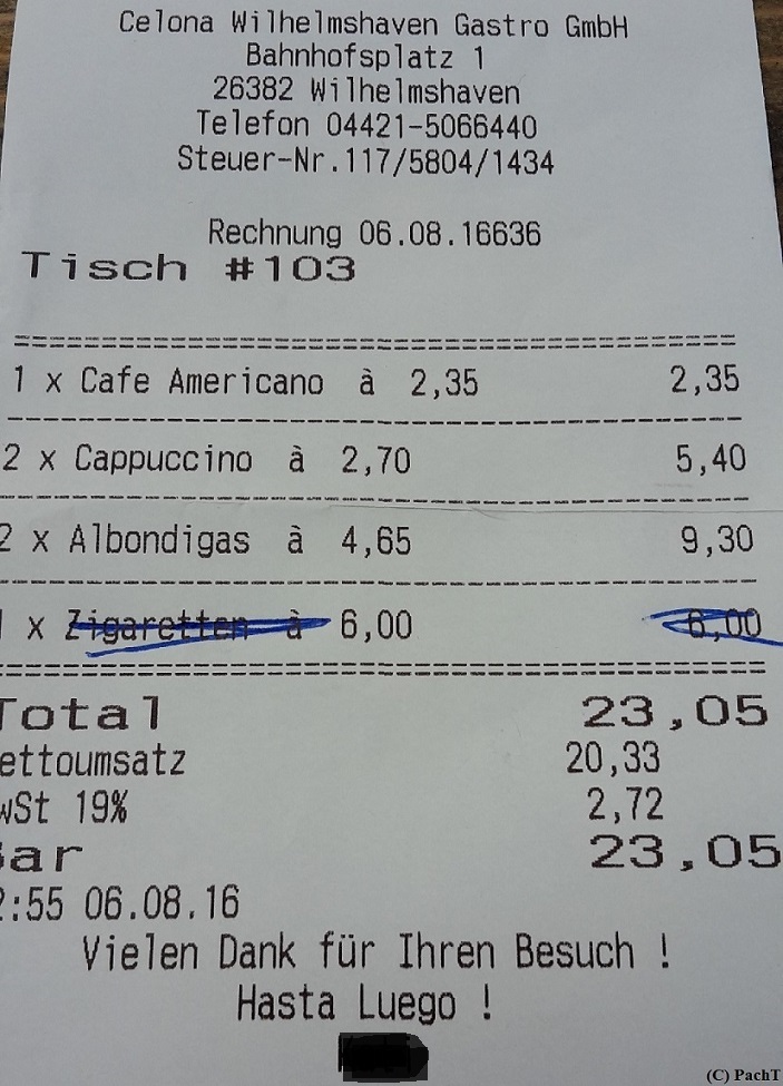 Gastronomie ... So aber bitte nicht