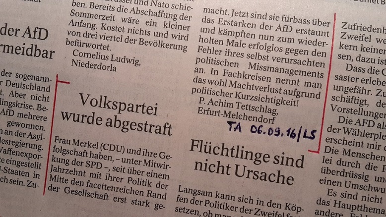TA-Artikel zu AfD vor CDU in MVP _02_2016.09.05 Blog 07.09.16