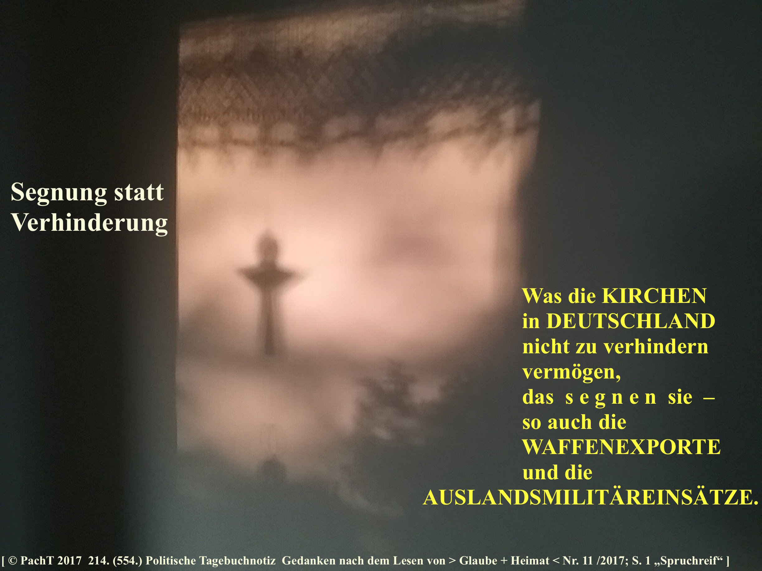 SSW554.Gedanke_Segnung statt ...