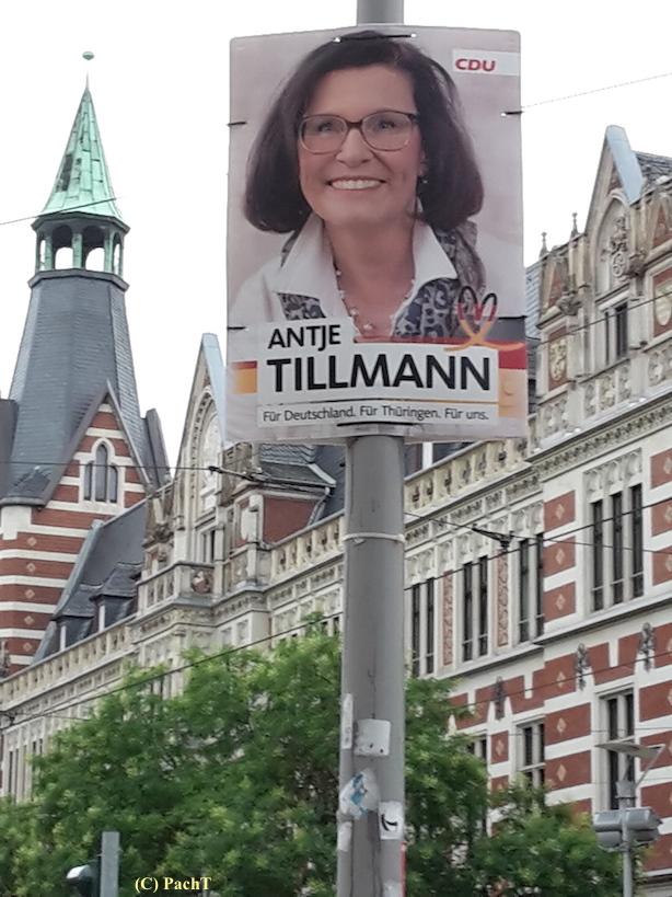 049 BilderBuchWahlKampfStart CDU in Erfurt