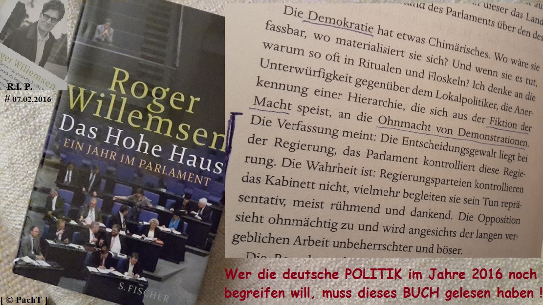 Buch Das hohe Haus R. Willemsem 1