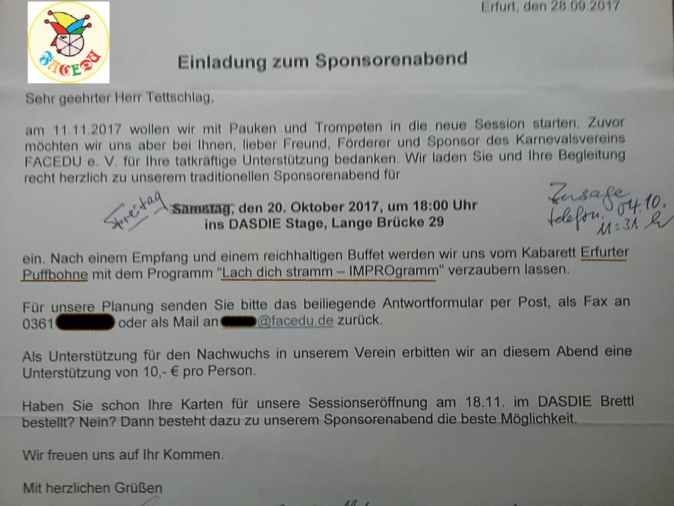 2017.10.20 FaCeDu-SponsorenAbend 01