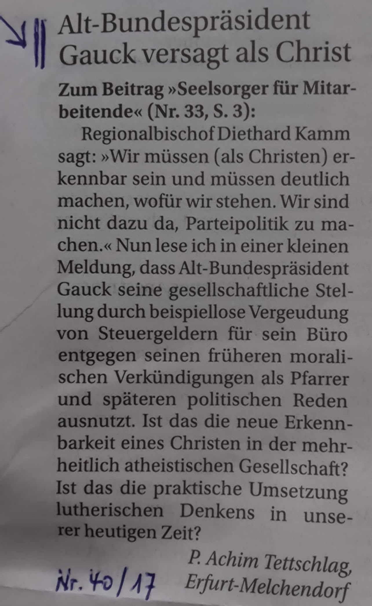 G u H 2017.08.20 Politische Kirche _3_ Blog 2017.10.09
