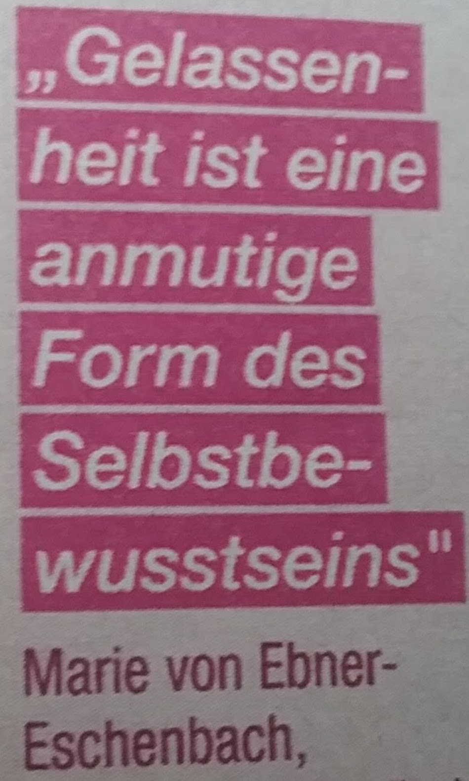 Zitat Gelassenheit