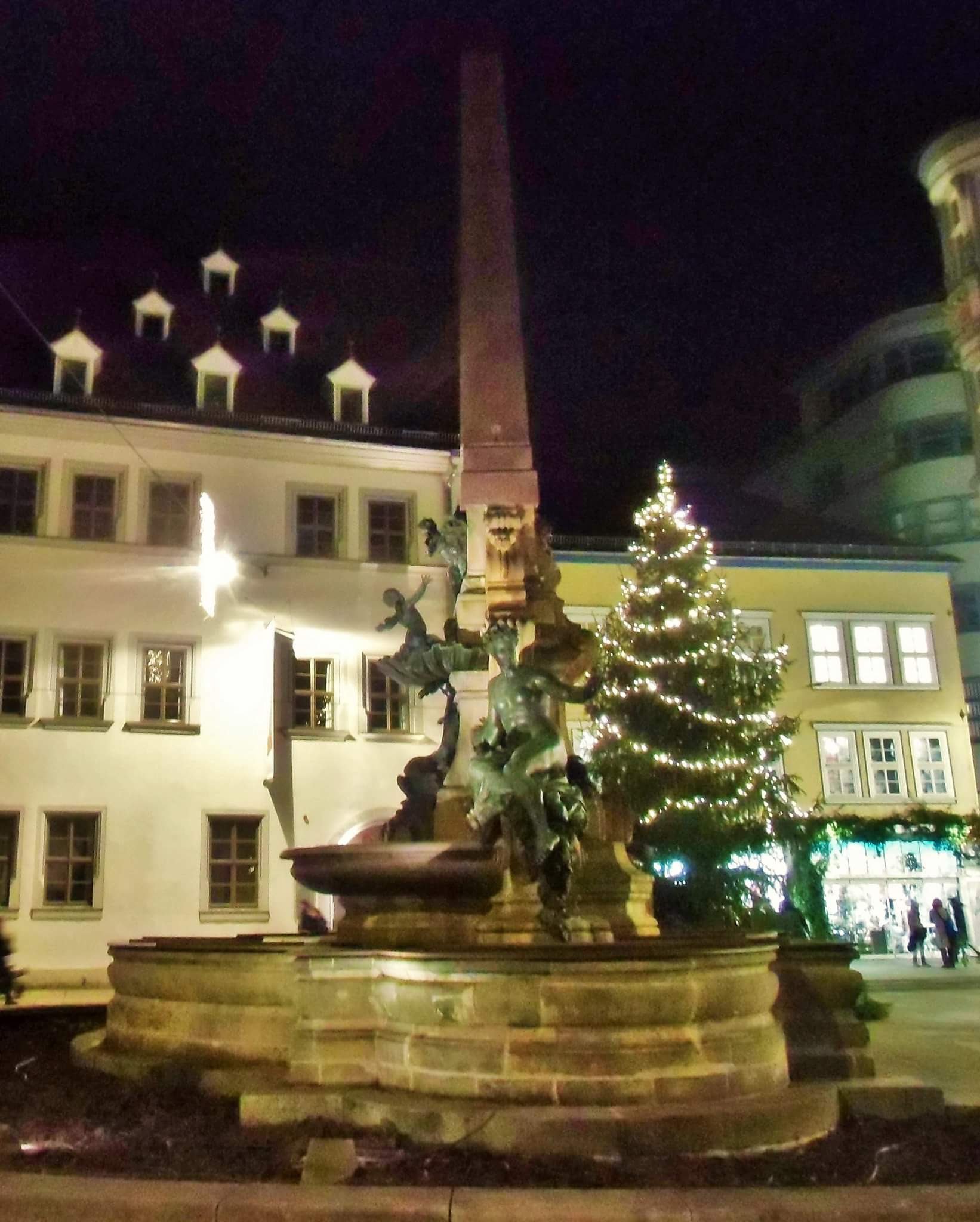 Weihnachten Erfurt Anger Haus Dachröden