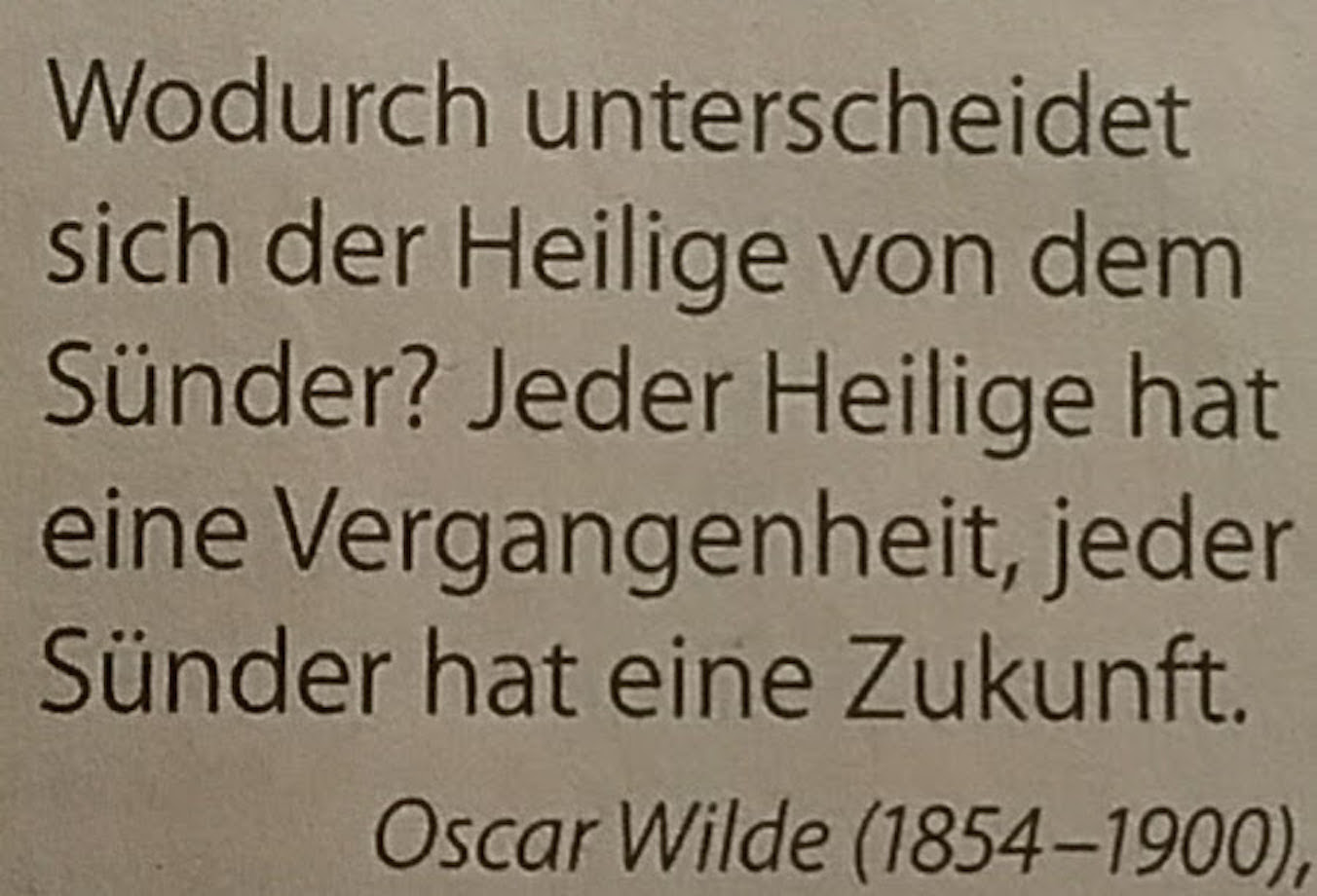 Zitat Heiliger Sünder