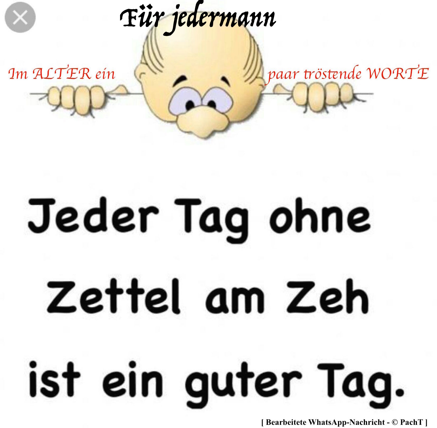 Im Alter tröstende Worte