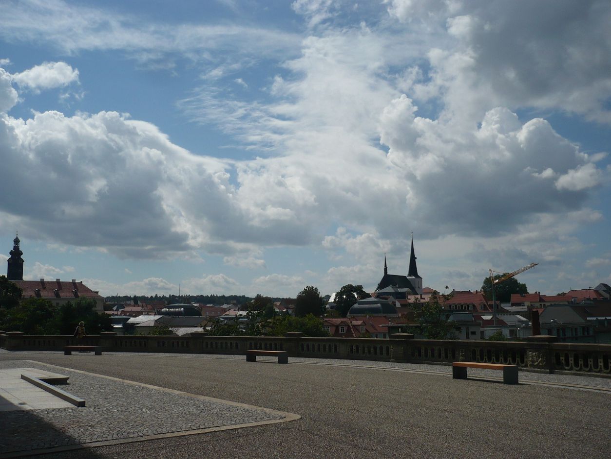 Weimar Goethe_Schiller_Archiv 6 Blick a.d. Stadt