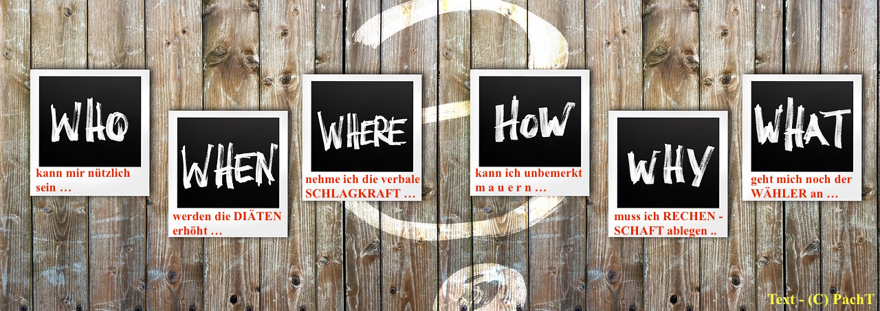 Fragezeichen Politik