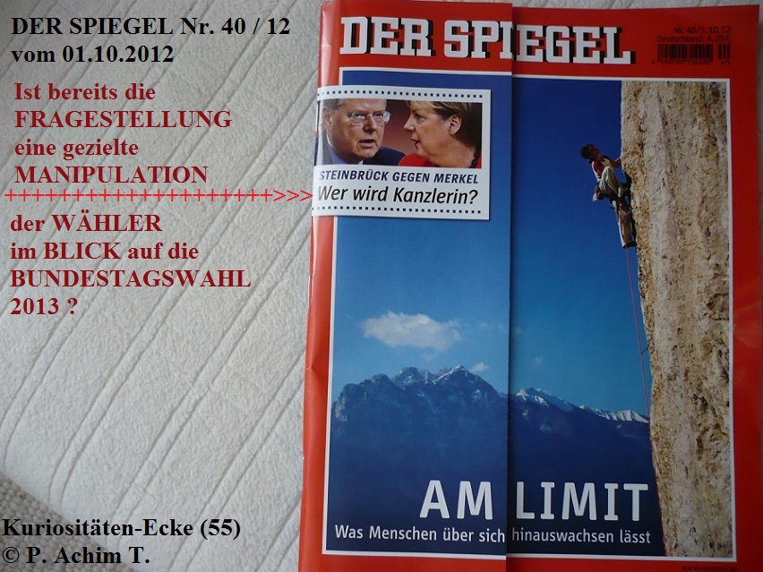 KURIOS 55 WAHL-Manipulation
