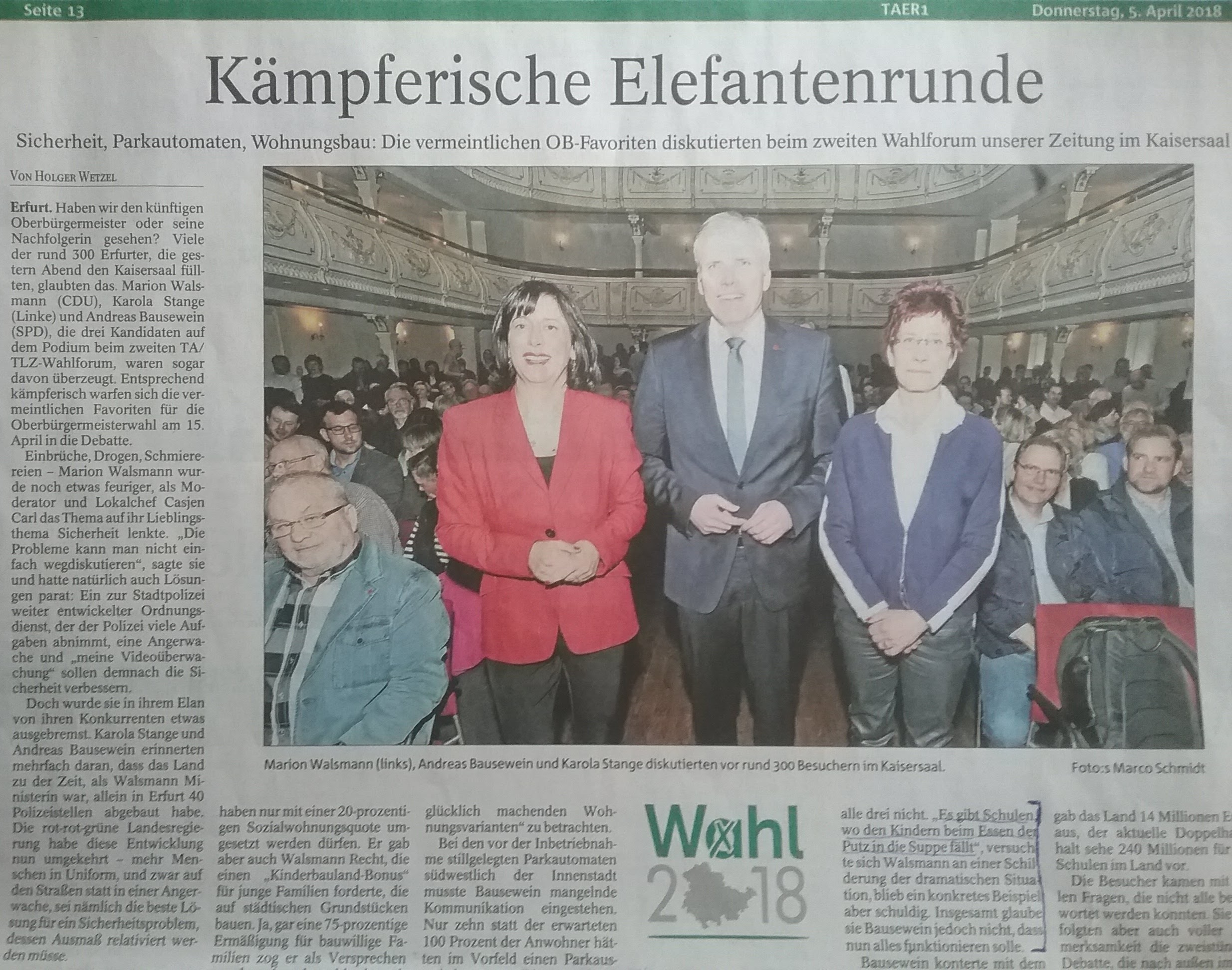 018 OB - WAHLEN in EF Forum 2 PresseFazit