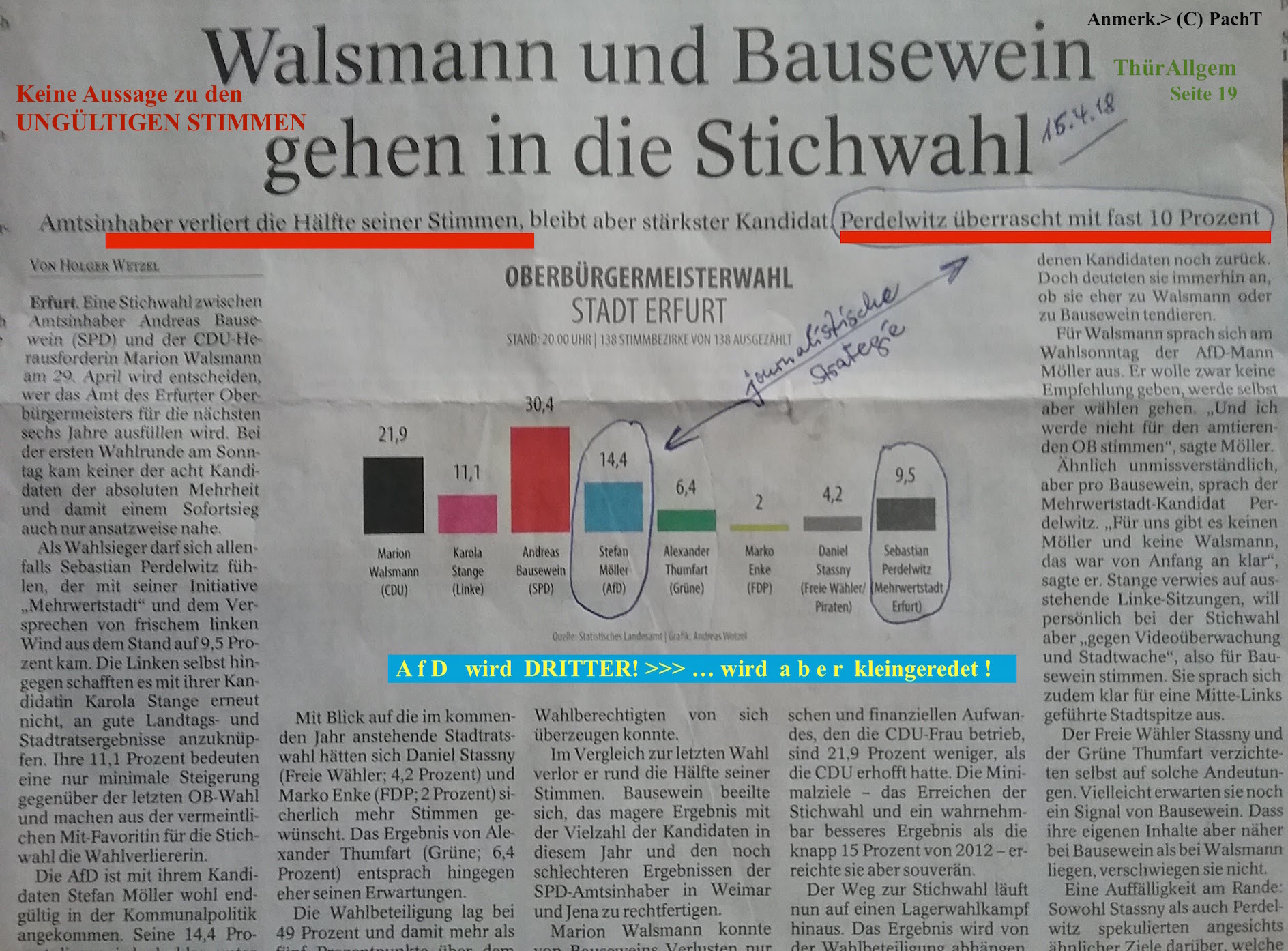 021 OB - WAHLEN in EF Manipulierender Lokaljournalismus