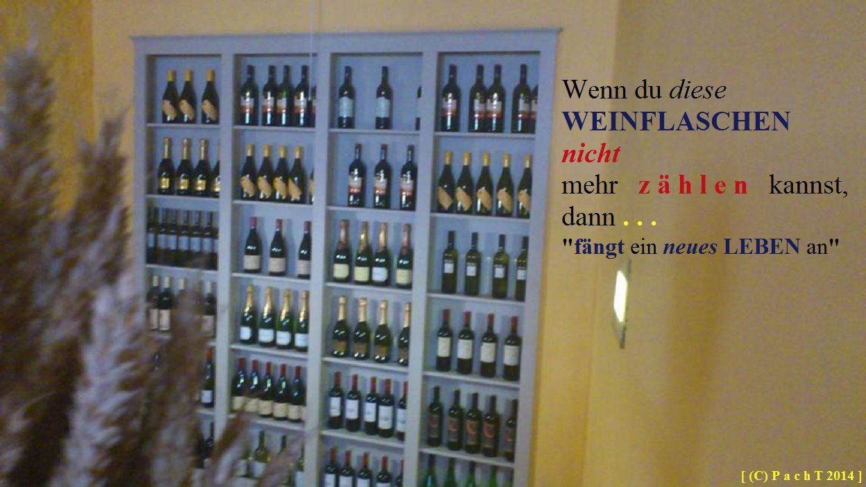 WEINFlaschen zählen