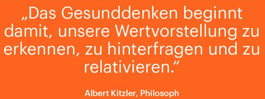 Zitat Gesunddenken