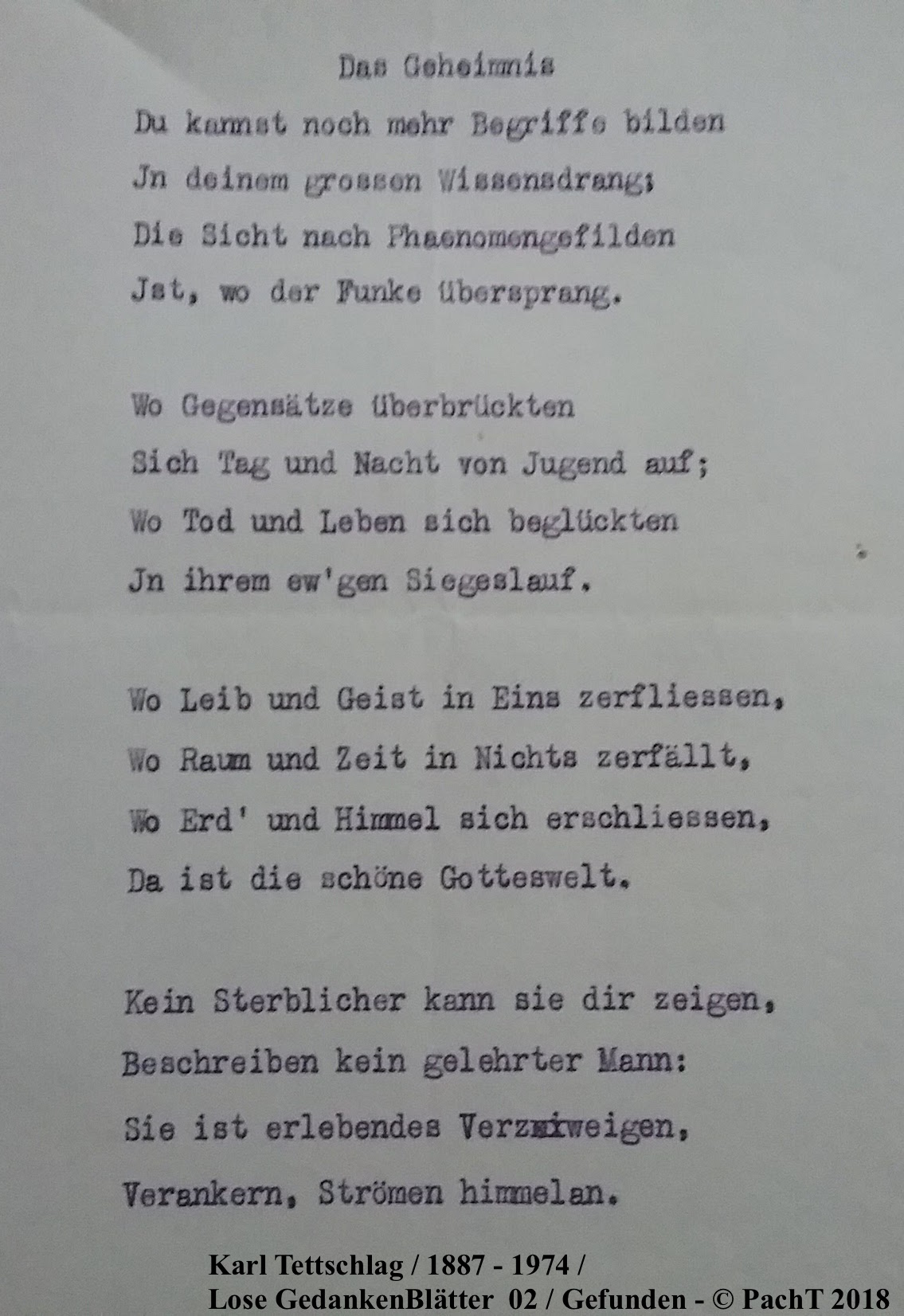 1887 - 1974 Erinnerung an meinen Opa _ Lose GedankenBlätter 02