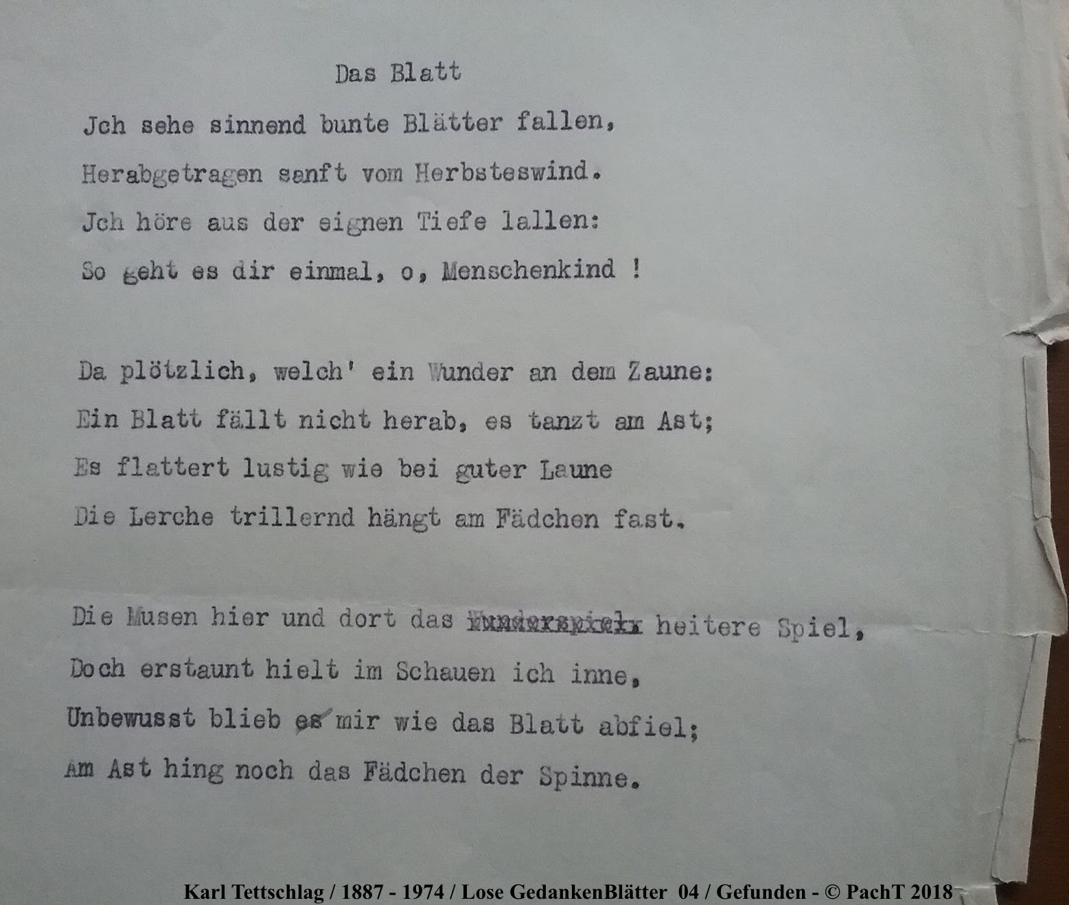 1887 - 1974 Erinnerung an meinen Opa _ Lose GedankenBlätter 04
