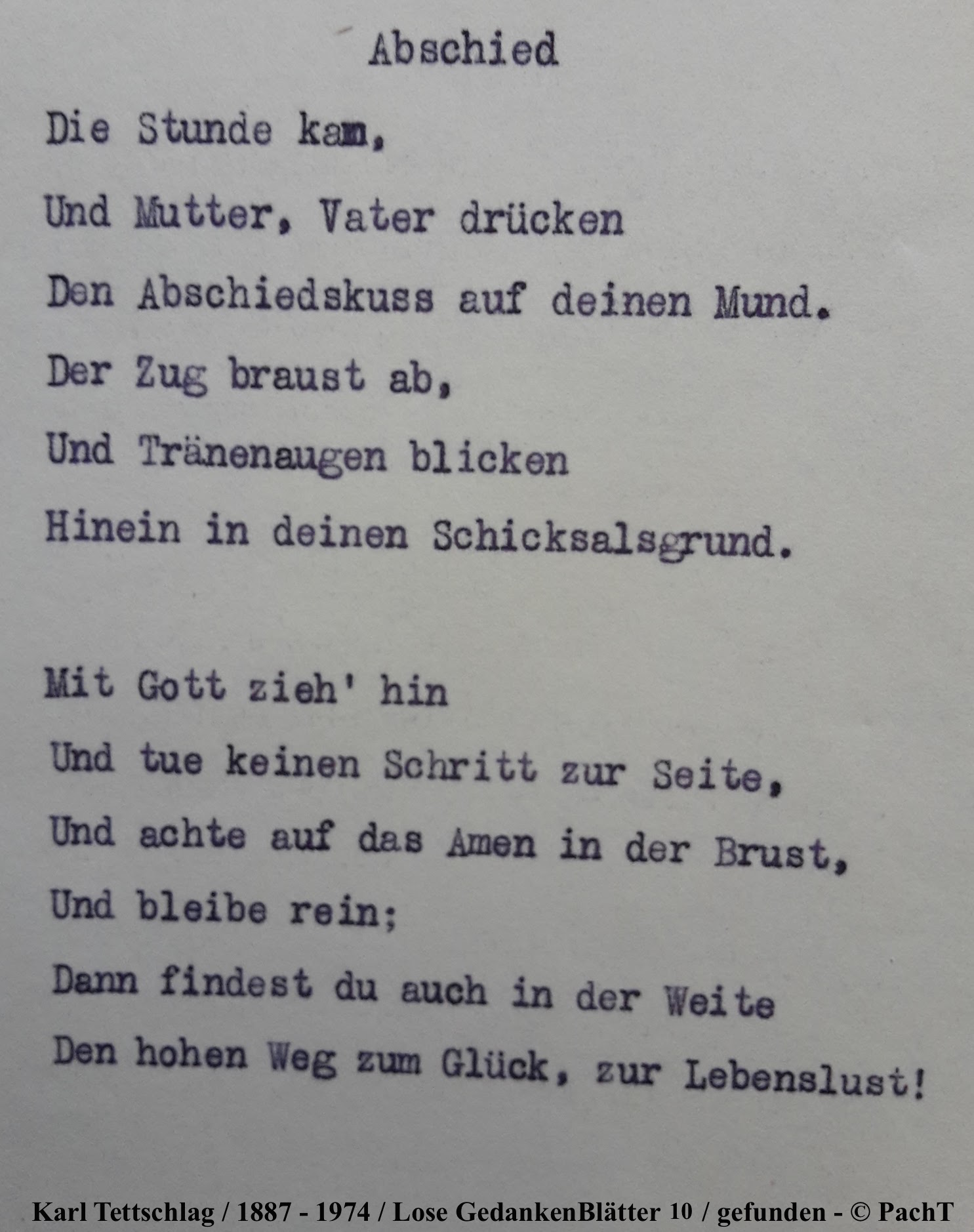 1887 - 1974 Erinnerungen an meinen Opa _ Lose GedankenBlätter 10