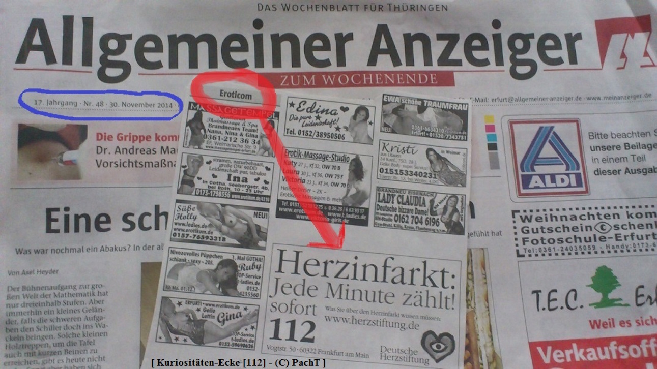 KURIOS 112 SofortHilfe nach SEX