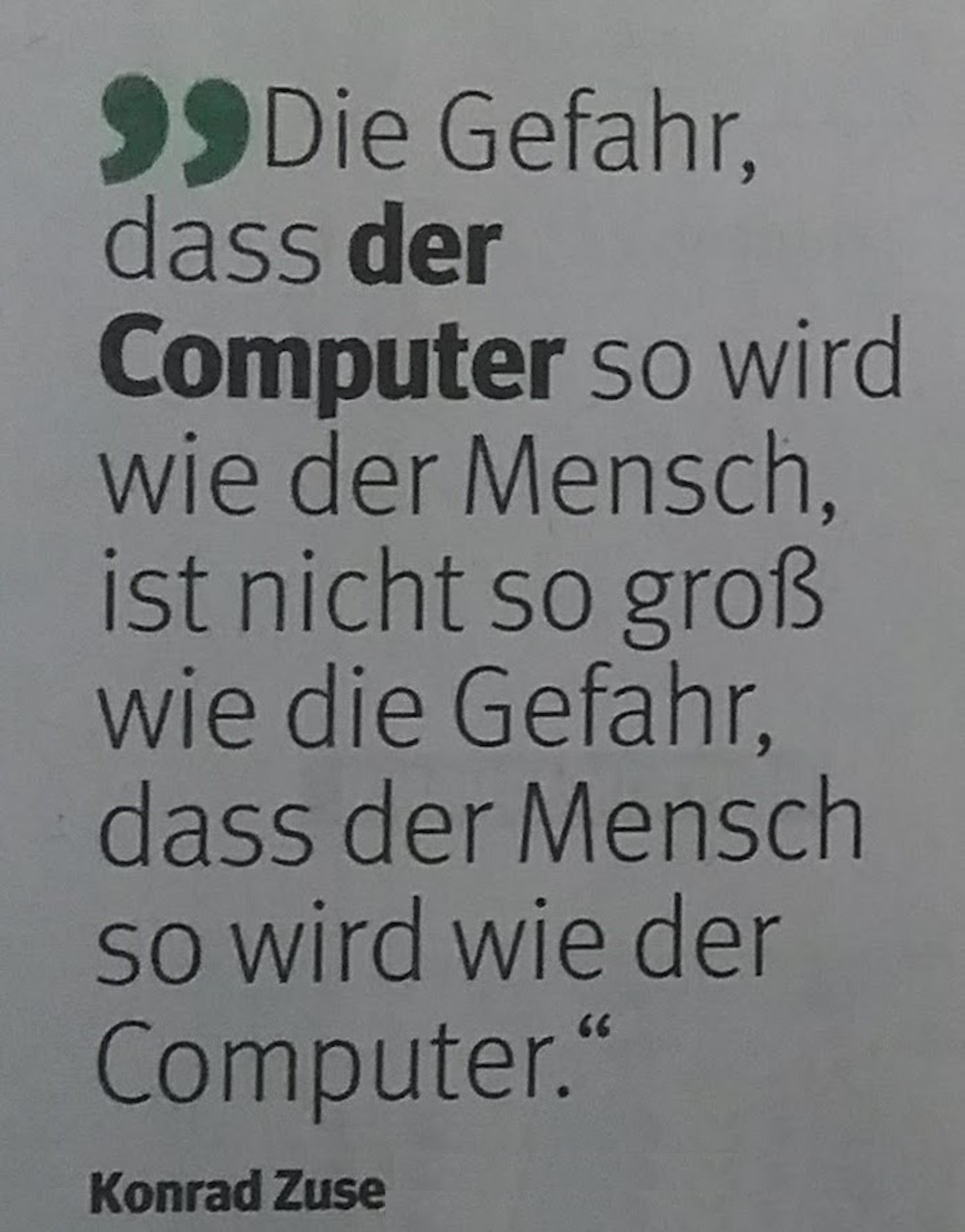 Zitat Computer
