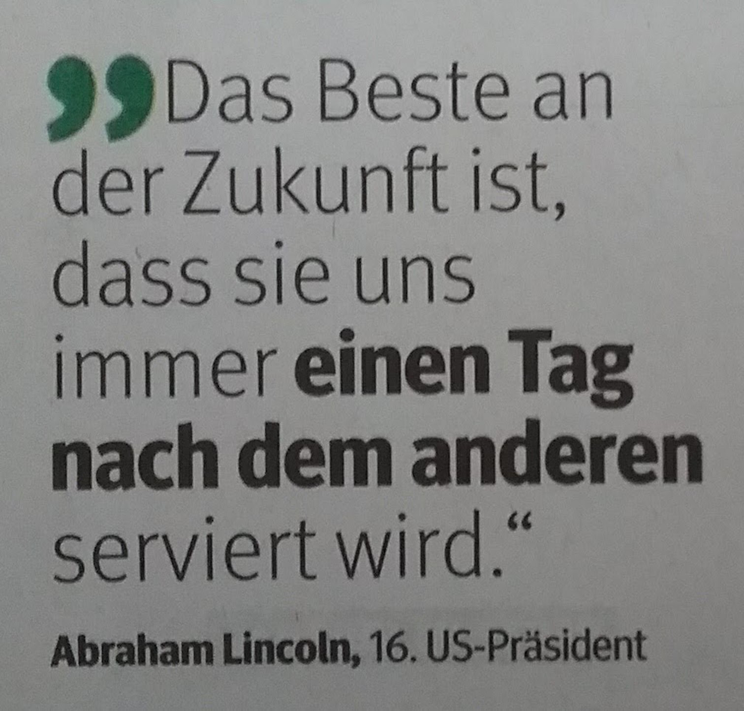 Zitat Zukunftspräsentation