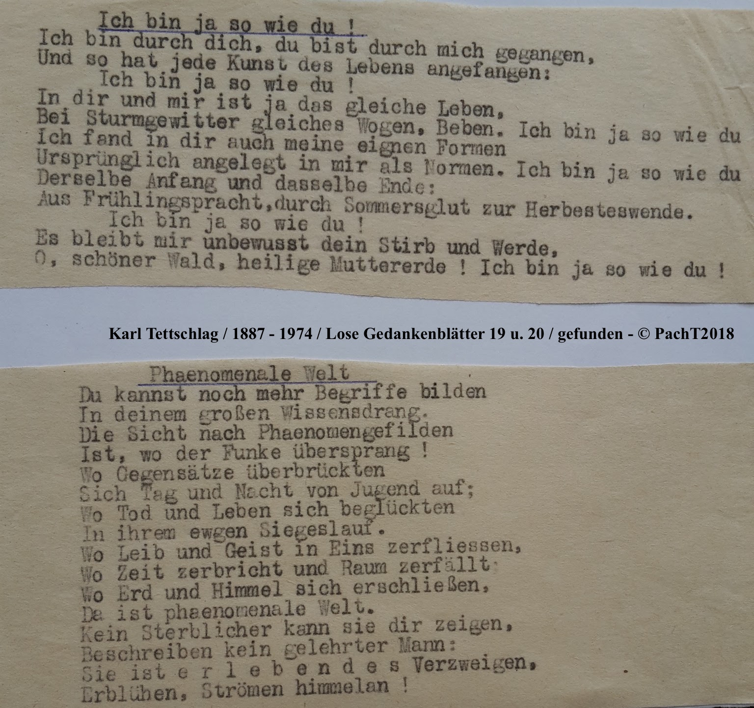 1887 - 1974 Erinnerungen an meinen Opa _ Lose GedankenBlätter 19_20