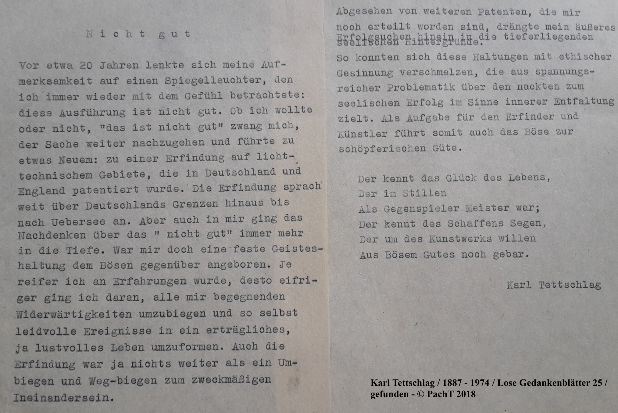 1887 - 1974 Erinnerungen an meinen Opa _ Lose GedankenBlätter 25