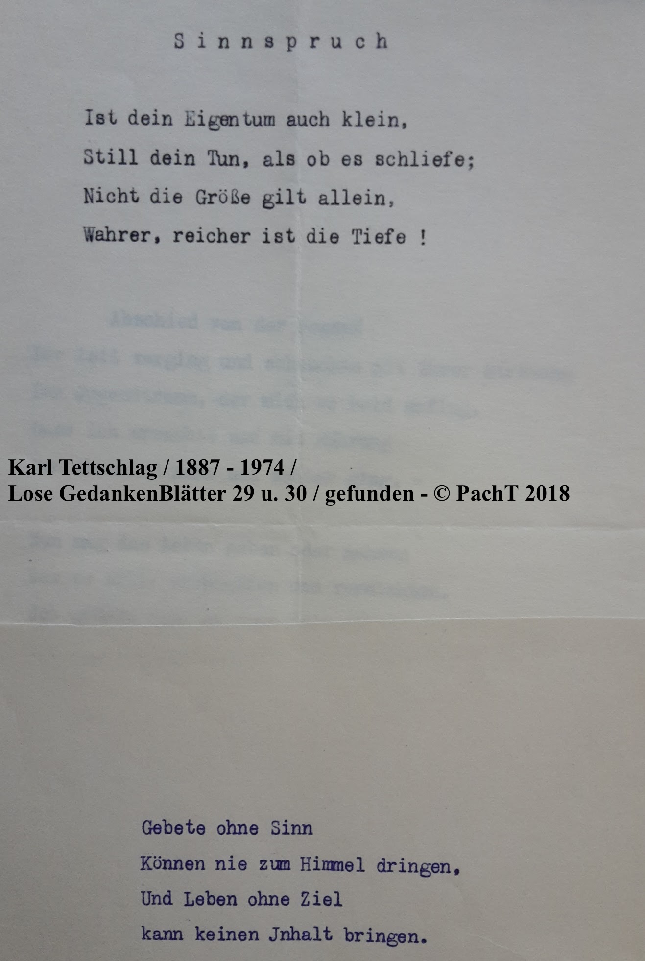 1887 - 1974 Erinnerungen an meinen Opa _ Lose GedankenBlätter 29_30