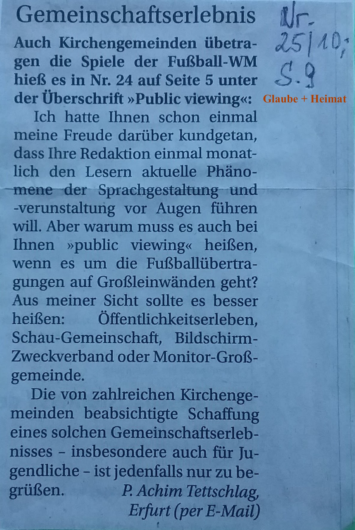 GuH_LESERMEINUNG 2010.06.10 Deutsche Sprache _ Blog 01.07.18