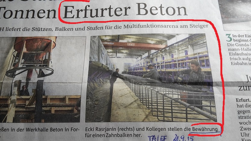 KURIOS 127 BEWÄHRUNG für BETON