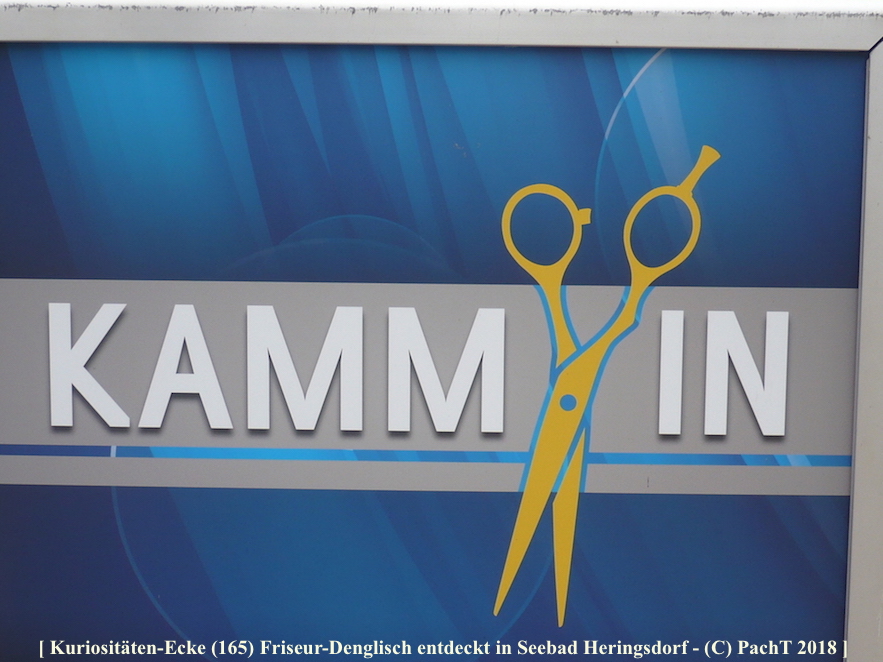 KURIOS 165 Friseur - Denglisch