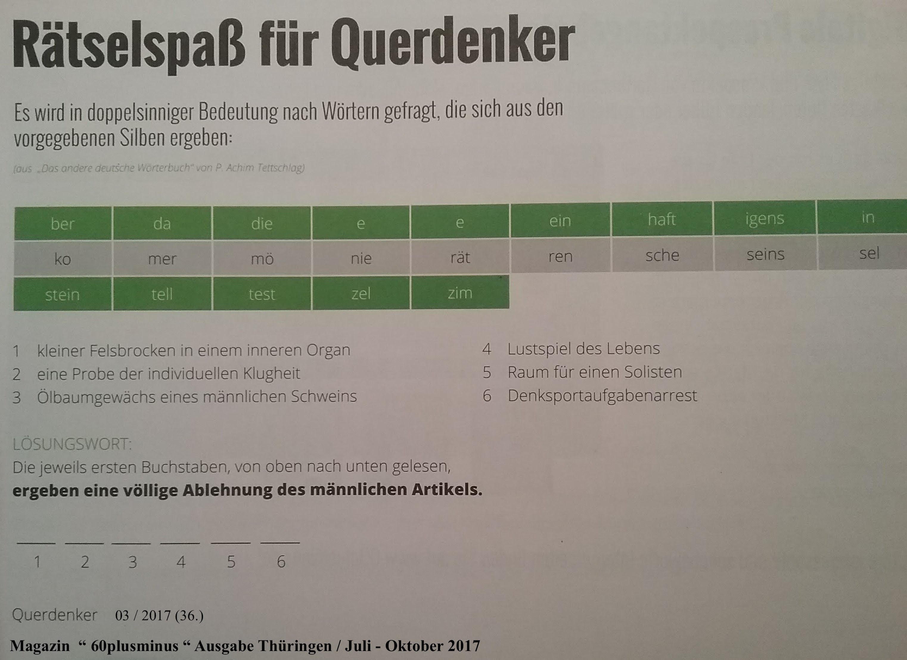 QuerDenkerRätsel 36 03_17