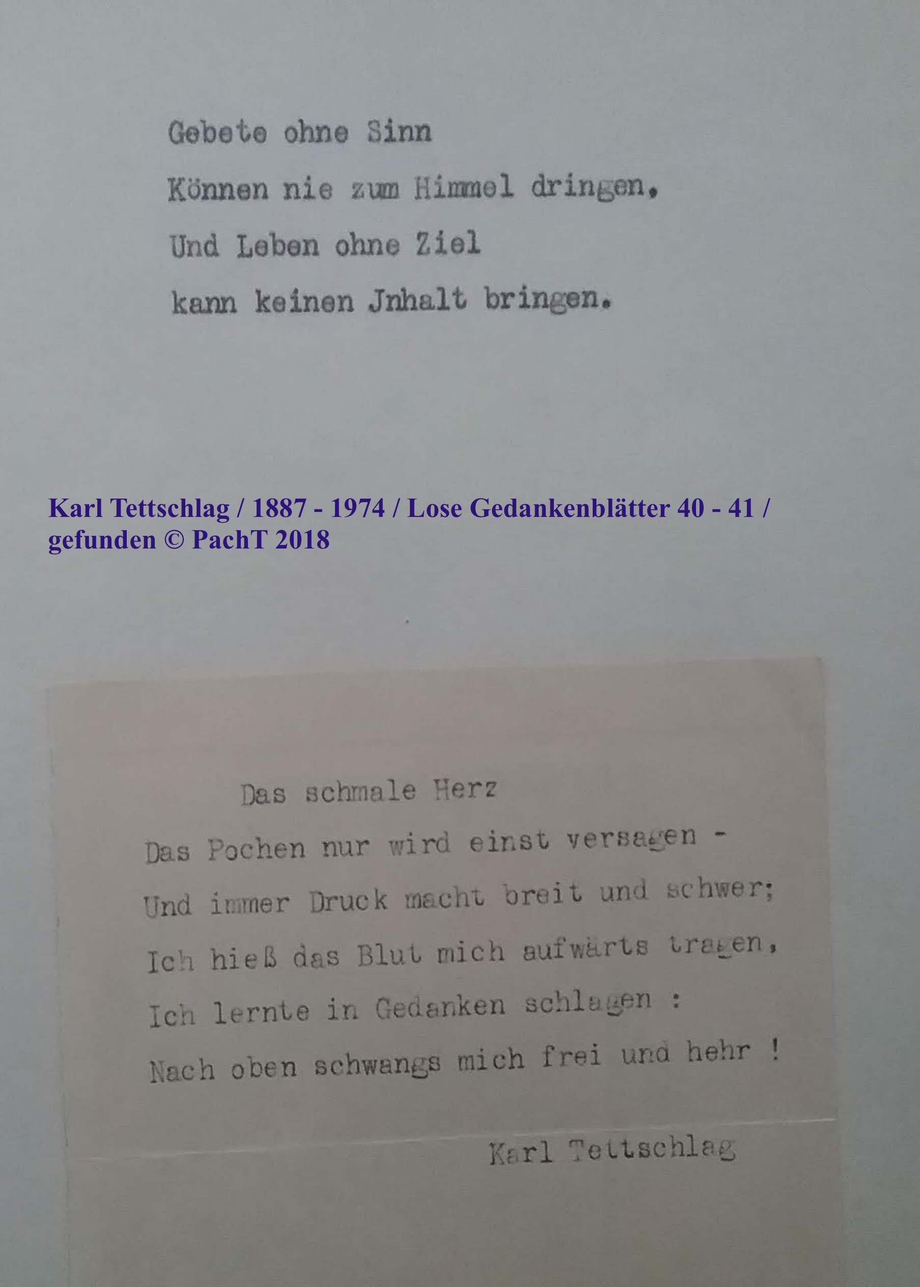 1887 - 1974 Erinnerungen an meinen Opa _ Lose GedankenBlätter 40_41