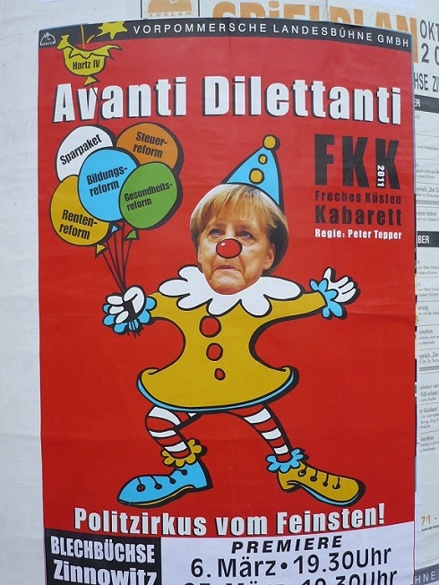 AMerkels Politzirkus