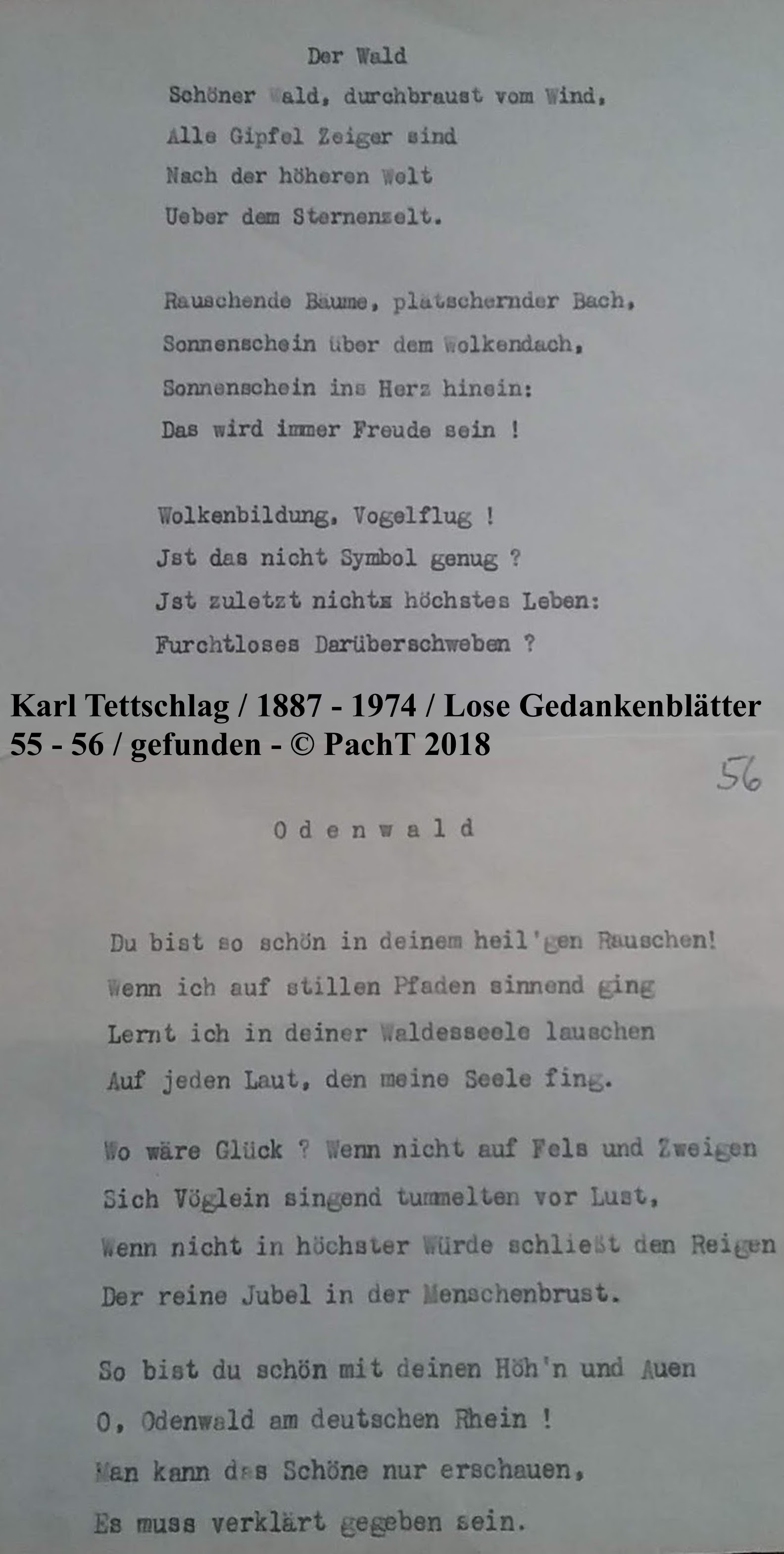 1887 - 1974 Erinnerungen an meinen Opa _ Lose GedankenBlätter 55 - 56