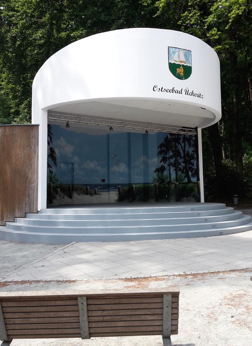 2018.06.09 - 23. URLAUB auf USEDOM 010 Showbühne Ückeritz