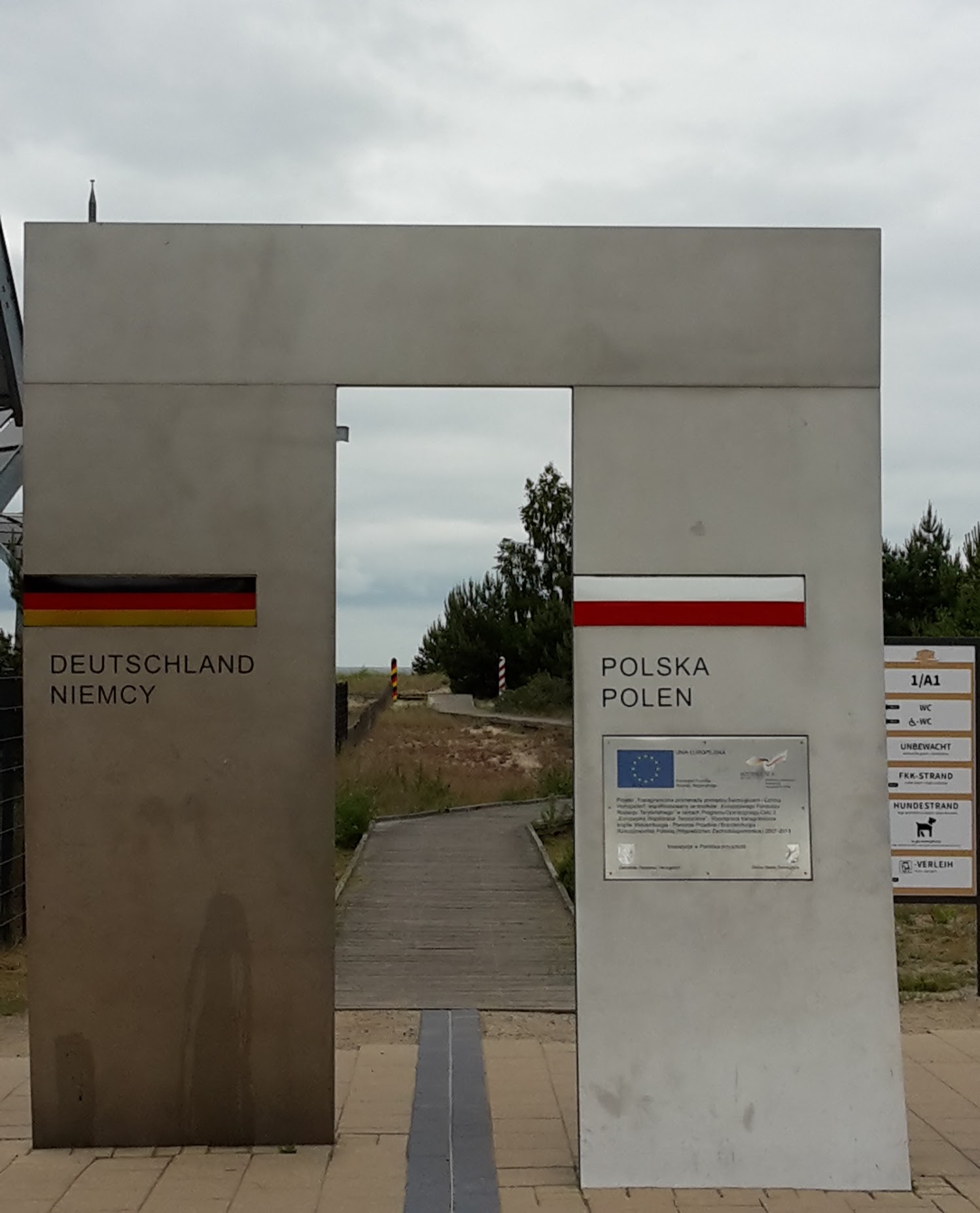 2018.06.09 - 23. URLAUB auf USEDOM 043 Dtsch.-poln. Grenze