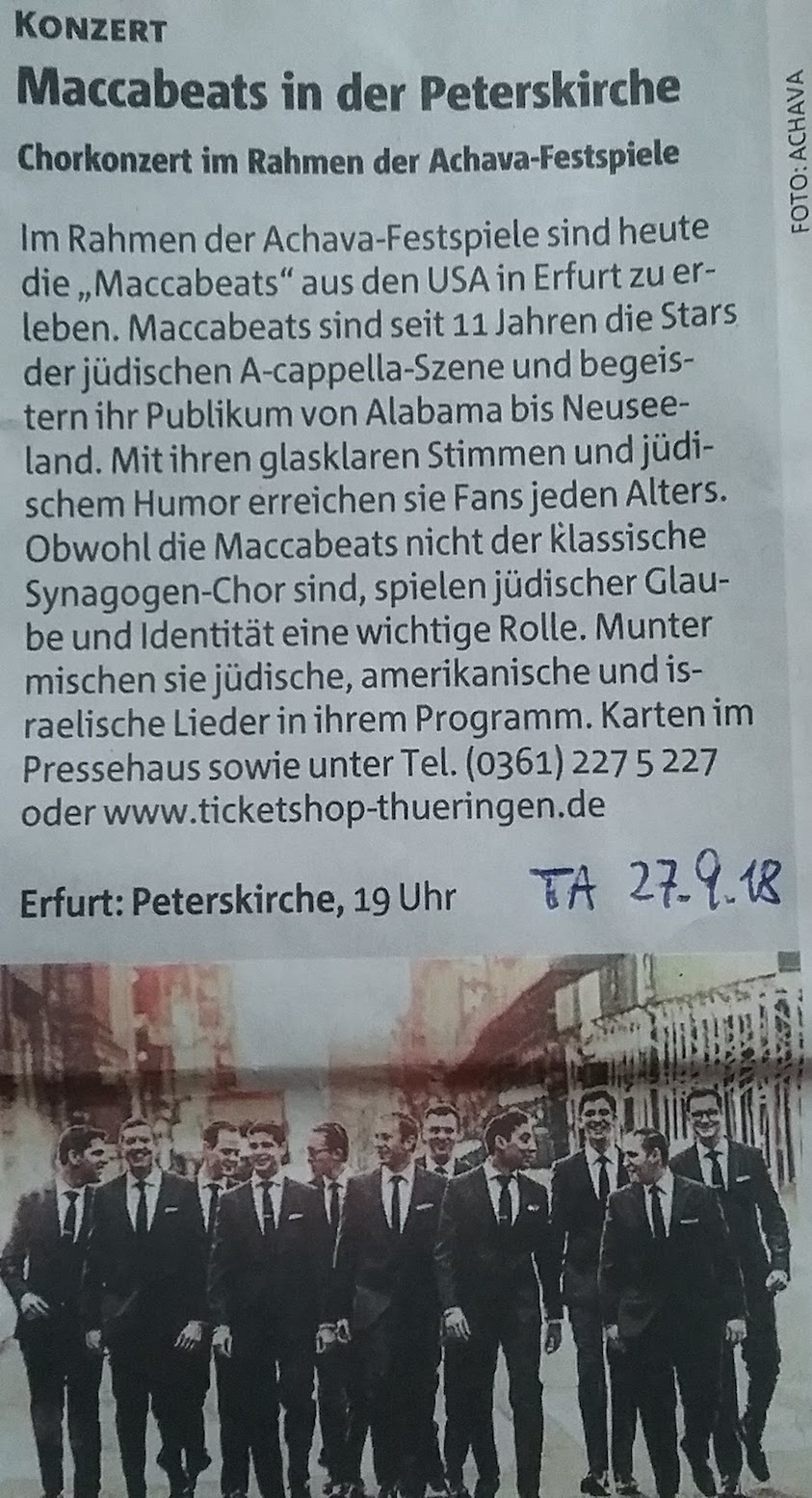 2018.09.22 ACHAVA 202 MACCABEATS